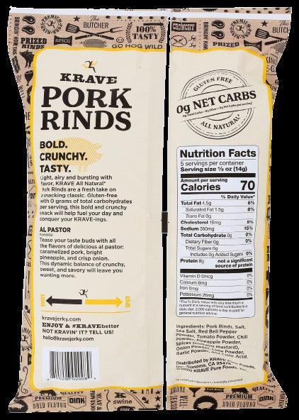 Al Pastor Pork Rinds