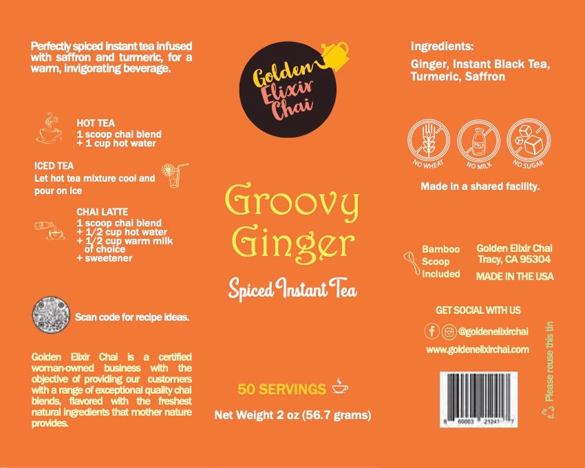 Groovy Ginger Spiced Instant Tea