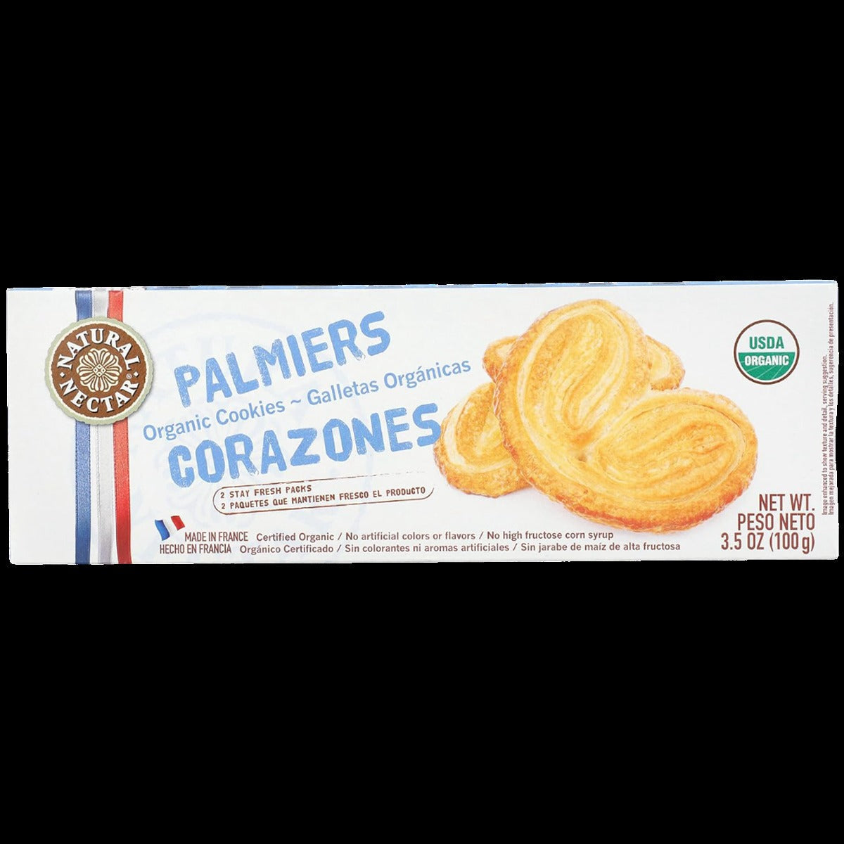 Organic Palmiers Cookies