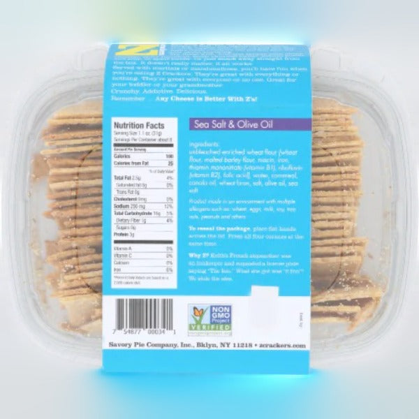 Sea Salt & Olive Oil Crackers