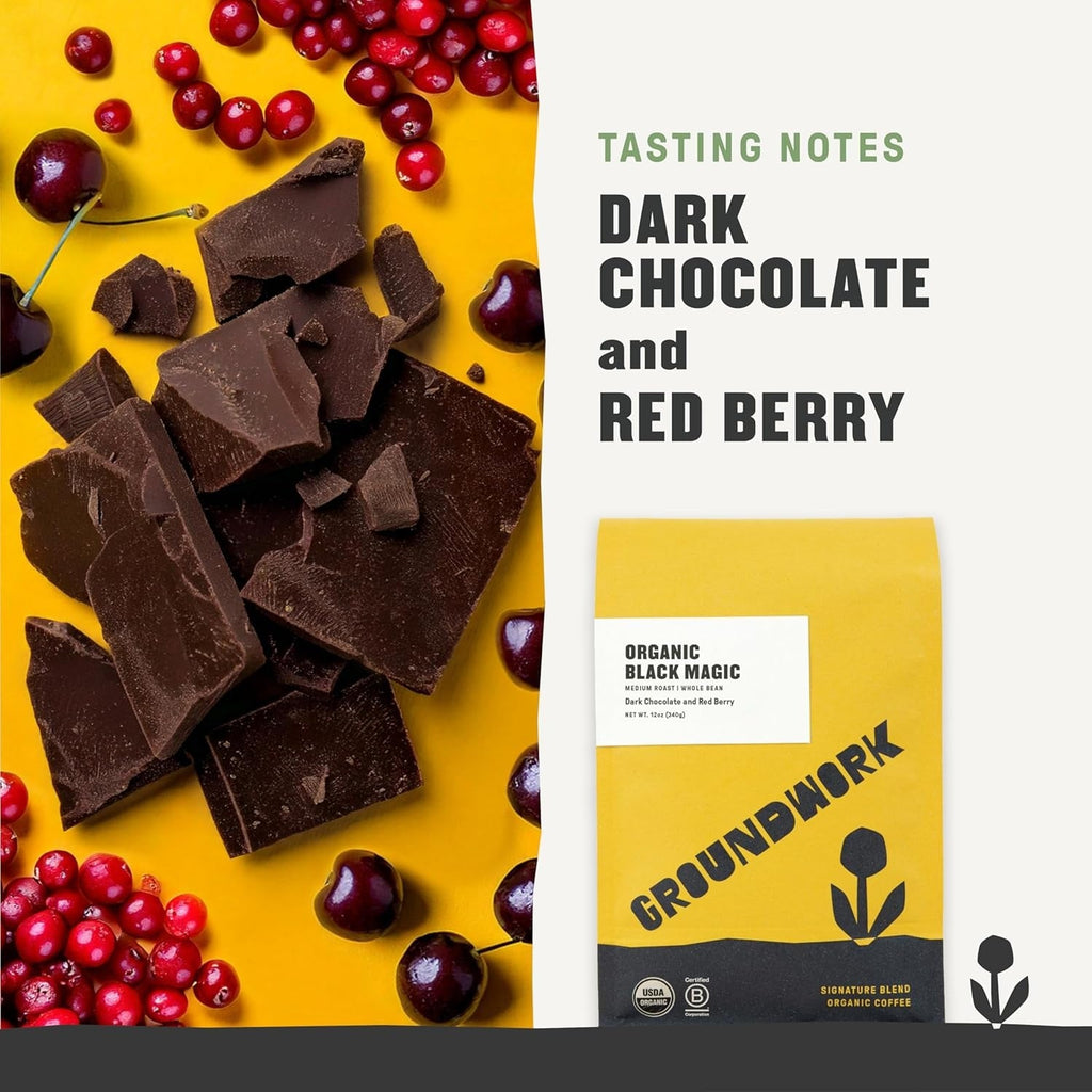 Organic Black Gold Whole Bean Dark Roast Coffee