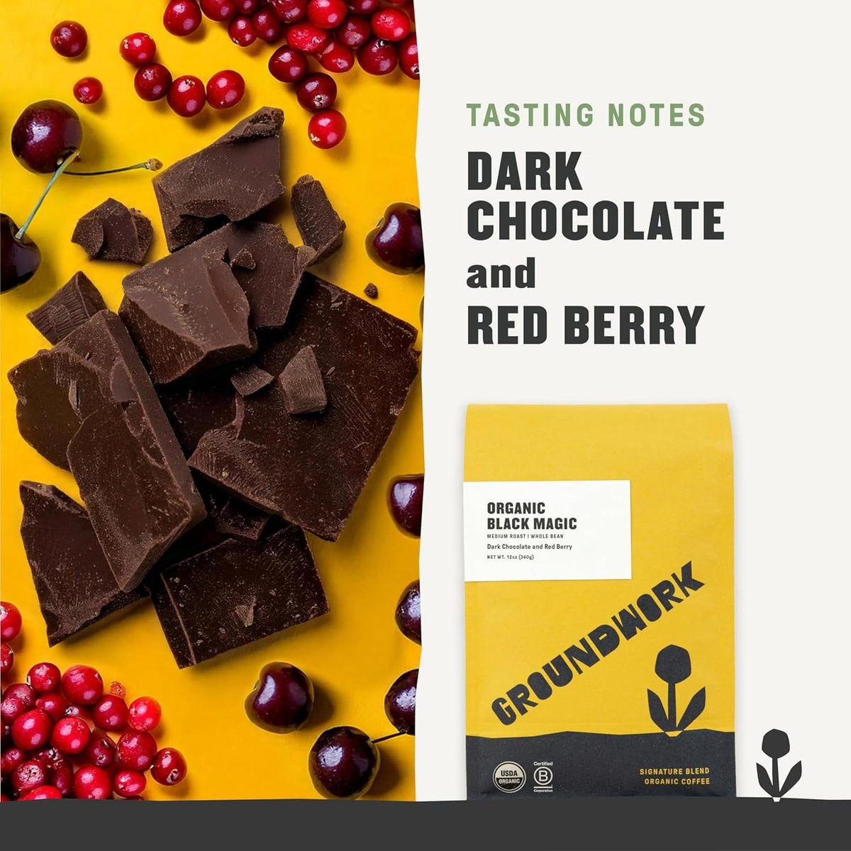 Organic Black Gold Whole Bean Dark Roast Coffee