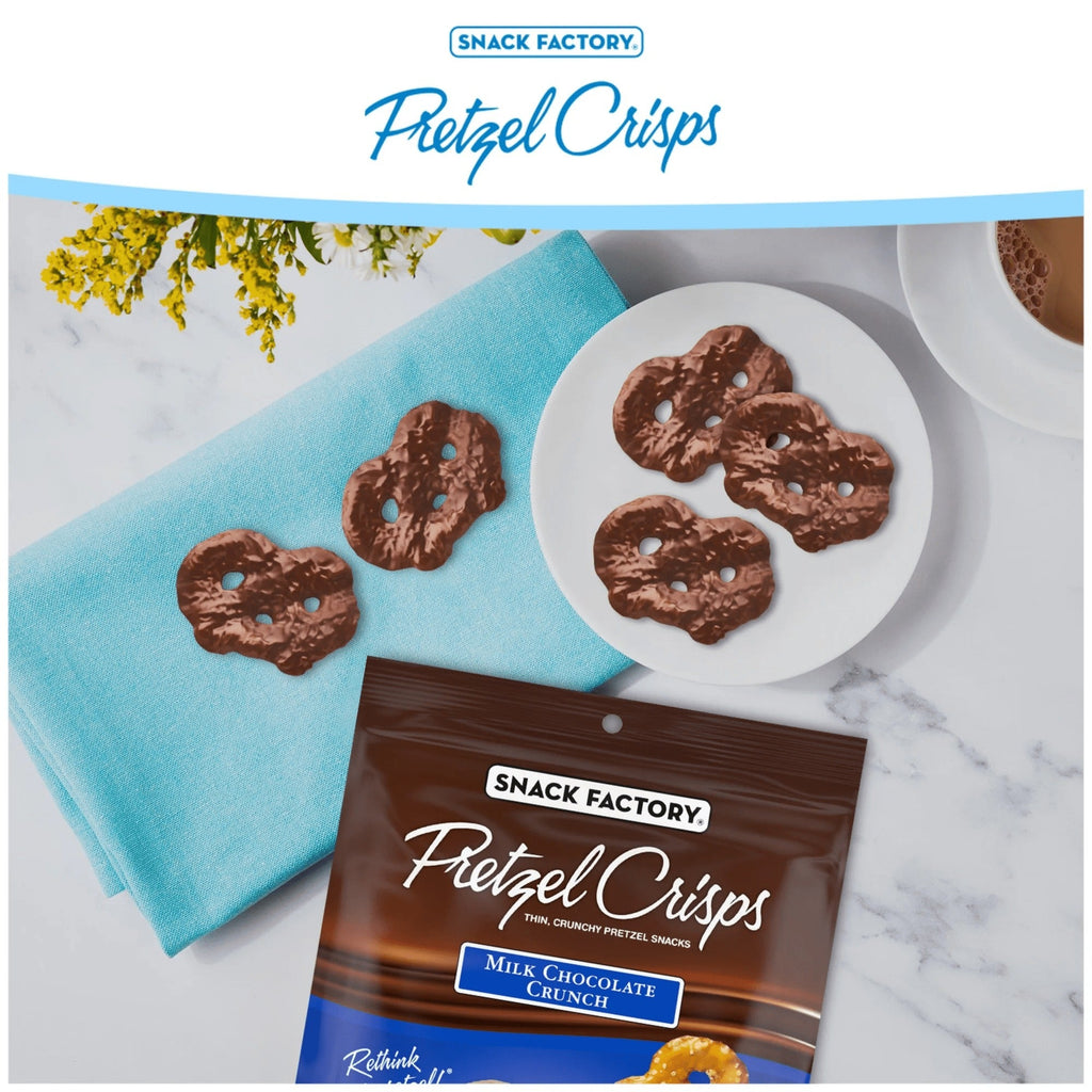Milk Chocolate Crunch Pretzel Crisps