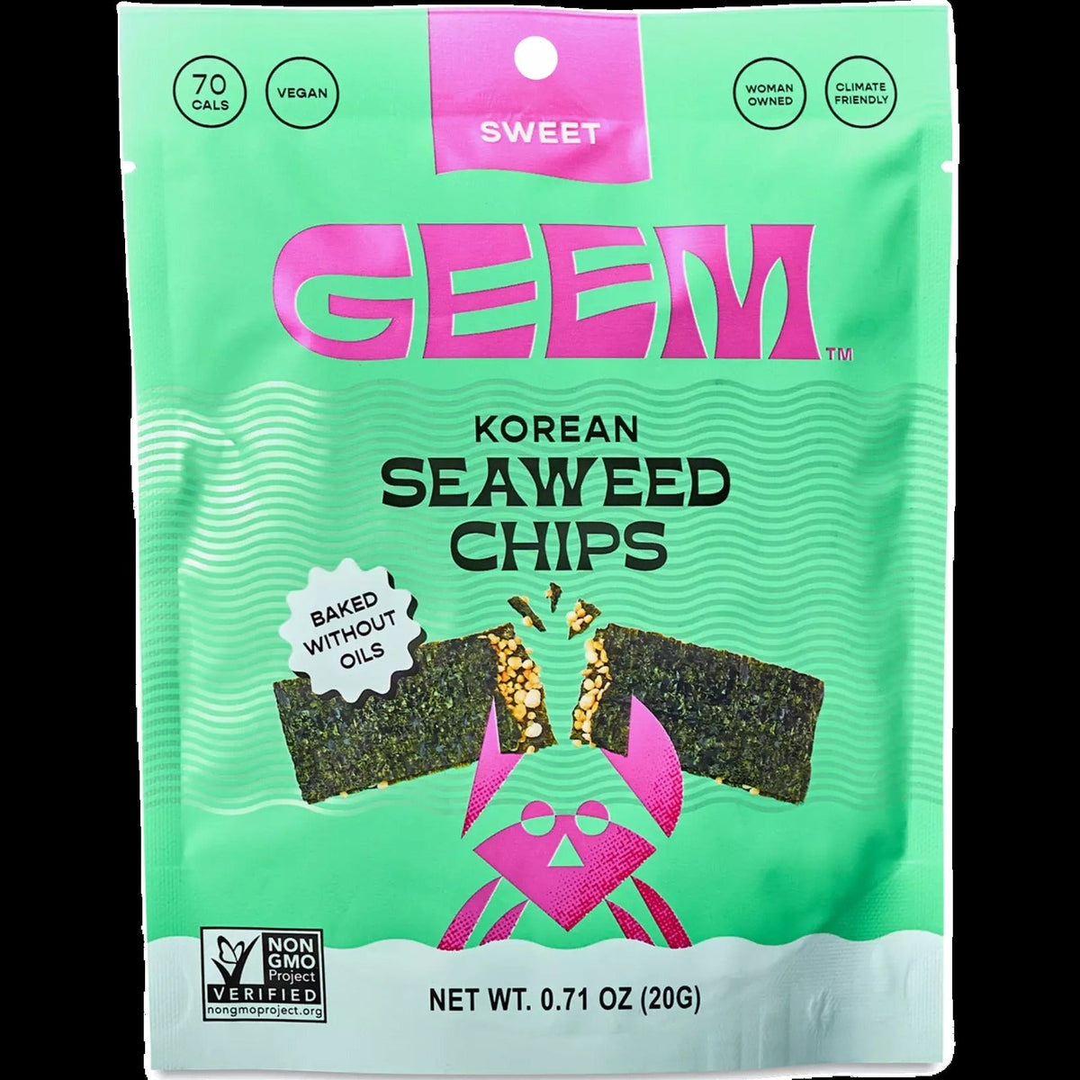 Sweet Korean Seaweed Chips