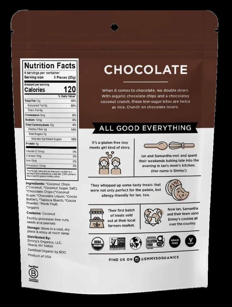 Chocolate Coconut Crunchems Cookie