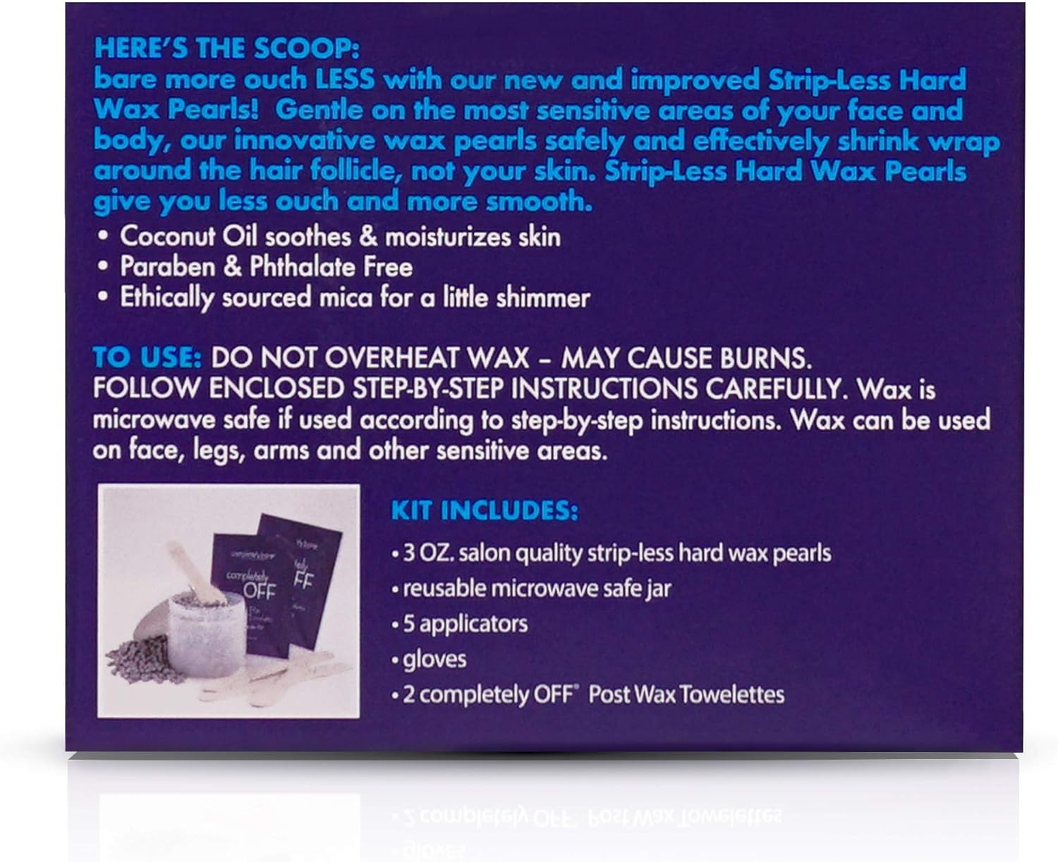 Bare More Ouch Less Strip-less Wax Kit