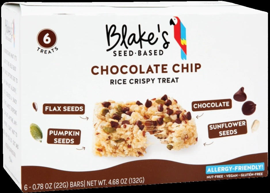 Chocolate Chips Rice Crispy Treat (6 Ct)