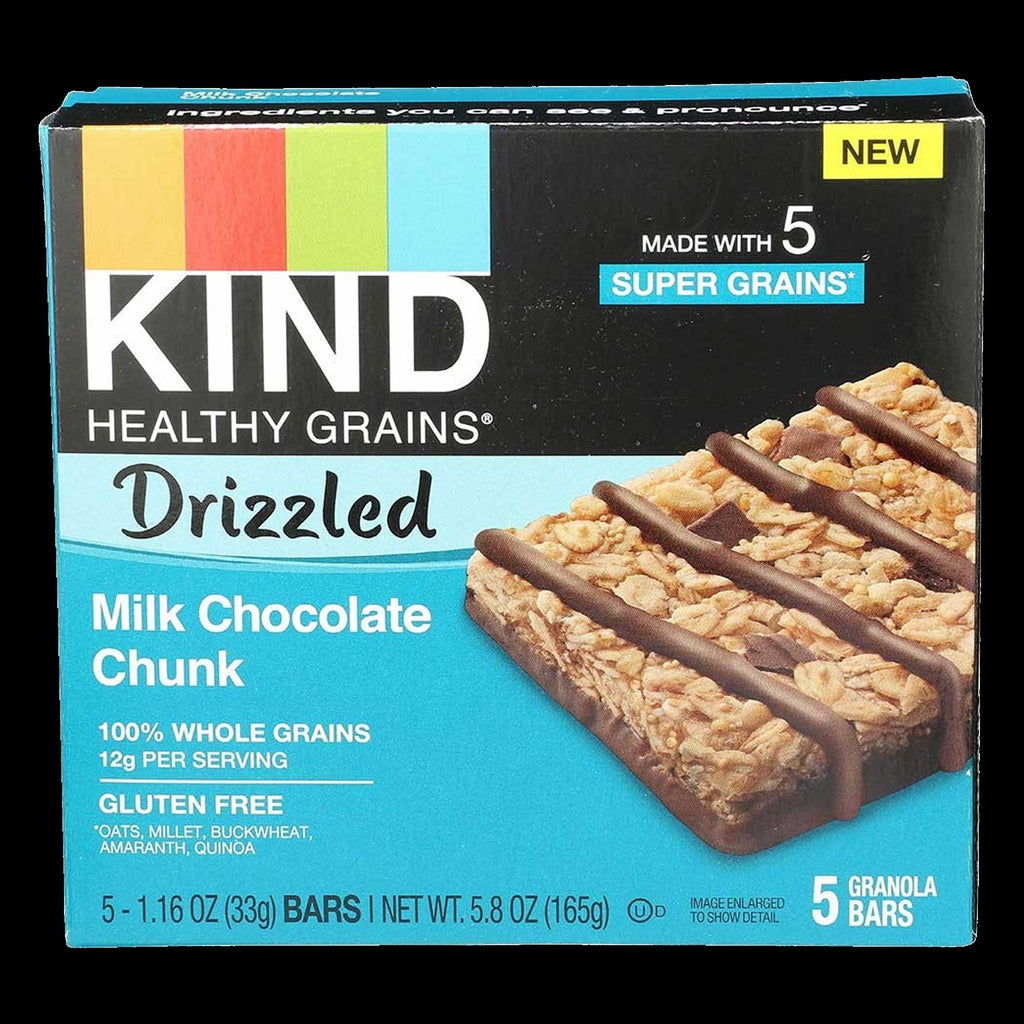 Drizzled Milk Chocolate Chunk Bars (5 CT)