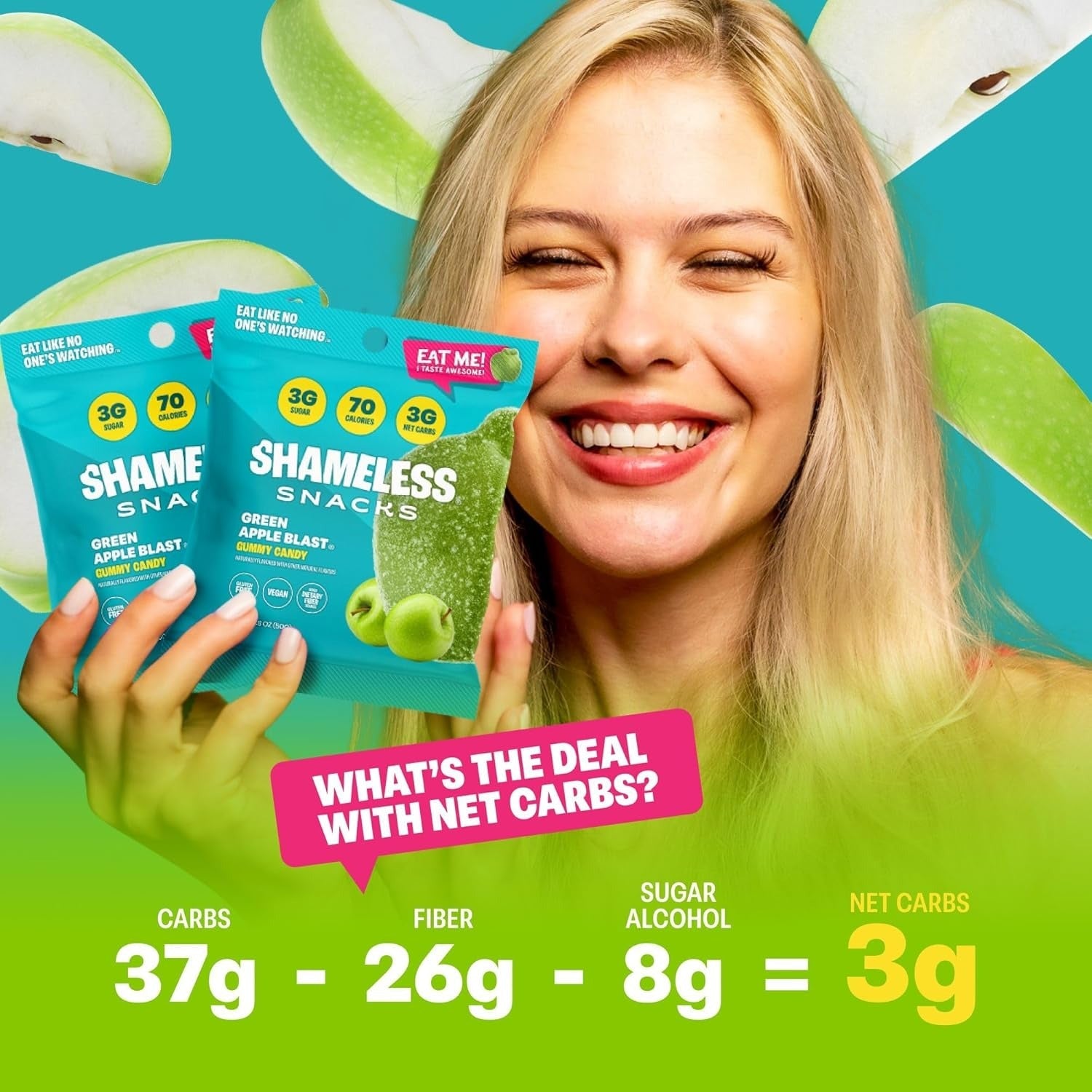 Green Apple Blast Gummy Candy (6 CT)
