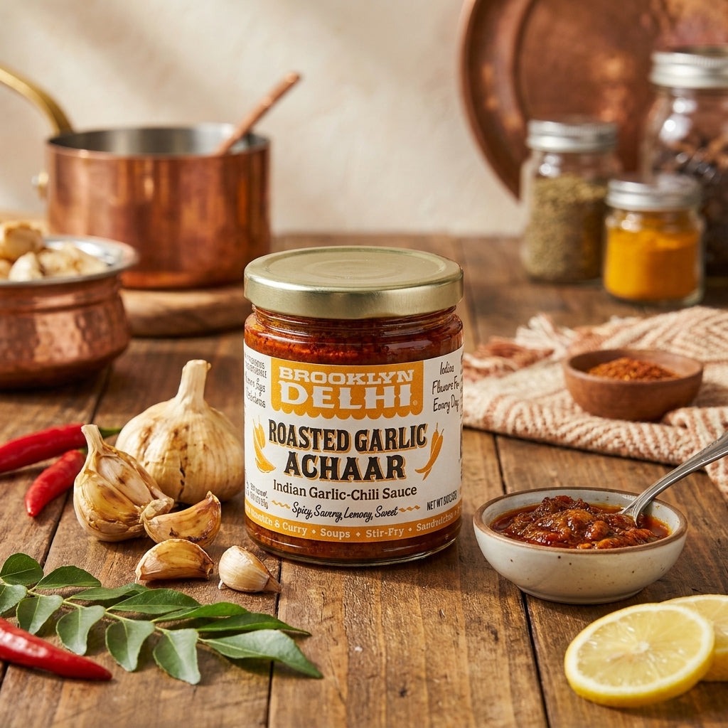 Roasted Garlic Achaar