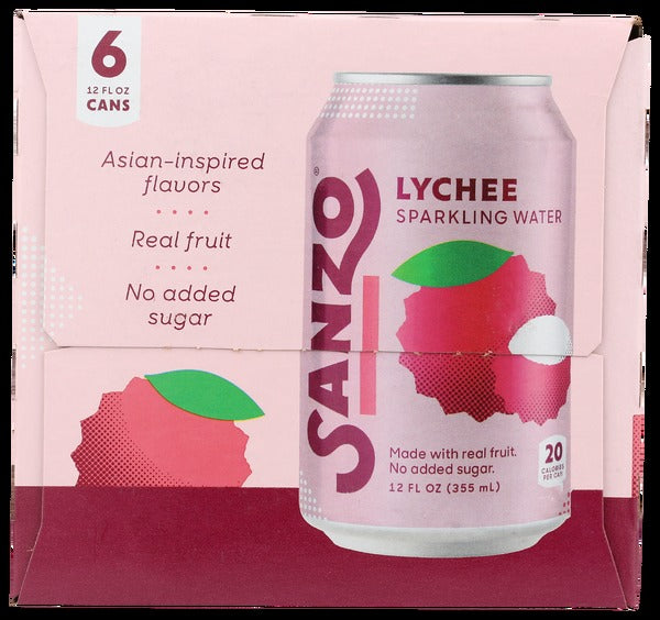 Lychee Sparkling Water (6 Pack)