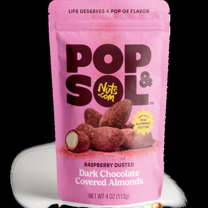 Raspberry Dark Chocolate Almonds