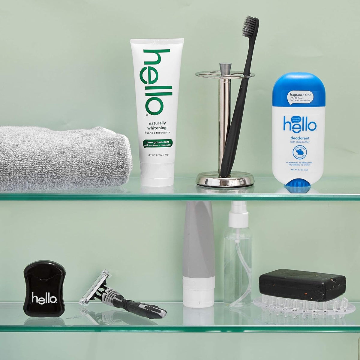 Naturally Whitening Fluoride Toothpaste - Grown Mint With Tea Tree + Coconut Oil