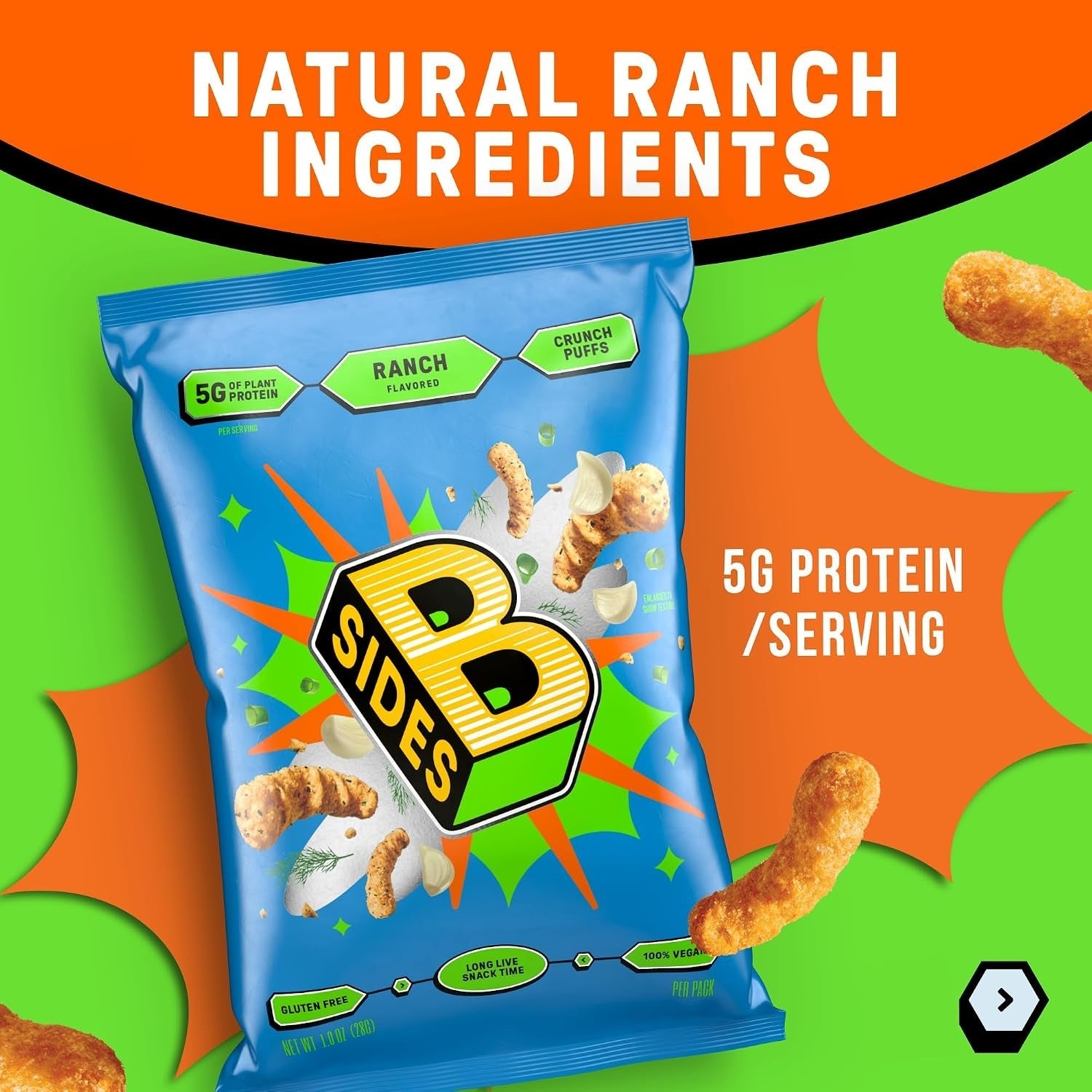Crunch Puffs - Ranch (12 Pack)