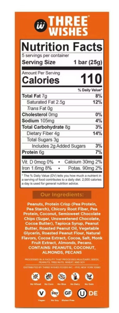 Chocolate Peanut Butter Grain-Free Granola Bars (5 CT)