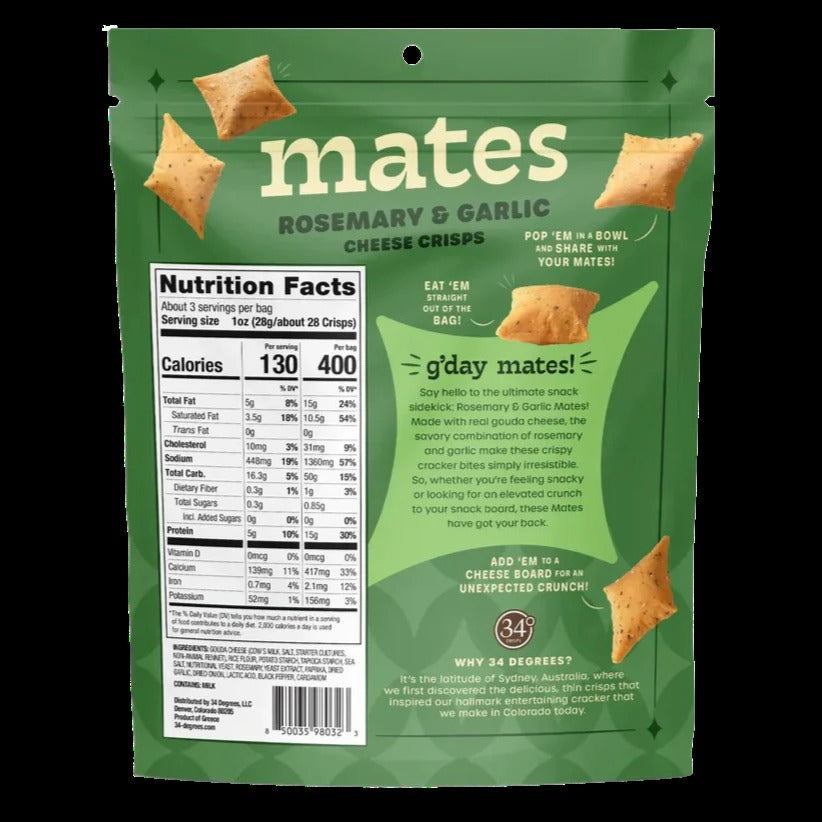 Rosemary & Garlic Cheese Crisps