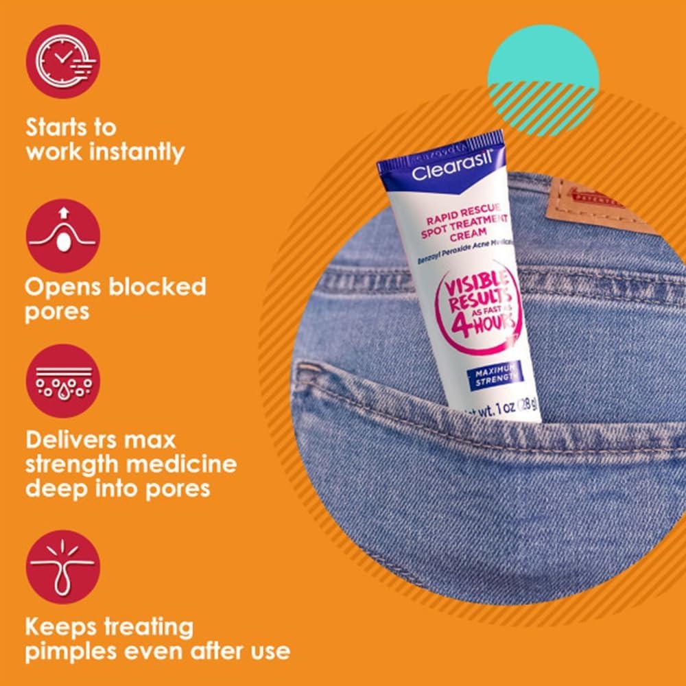 Clearasil Rapid Rescue Spot Treatment Cream