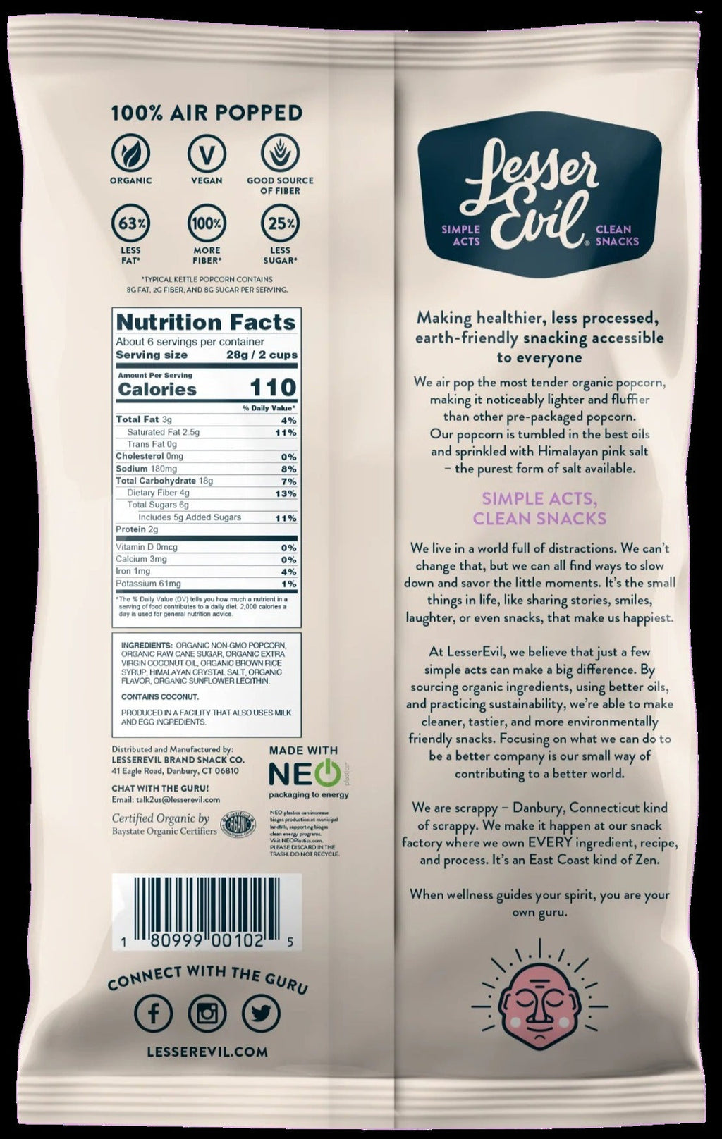 Organic Himalayan Sweet Popcorn