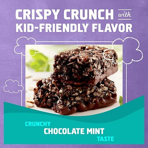 Zbar Protein Chocolate Mint Flavor Crispy Snack Bars (10 CT)
