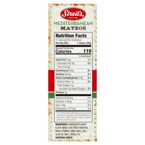 Mediterranean Matzo