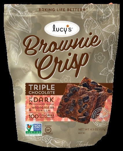 Triple Chocolate Brownie Crisp