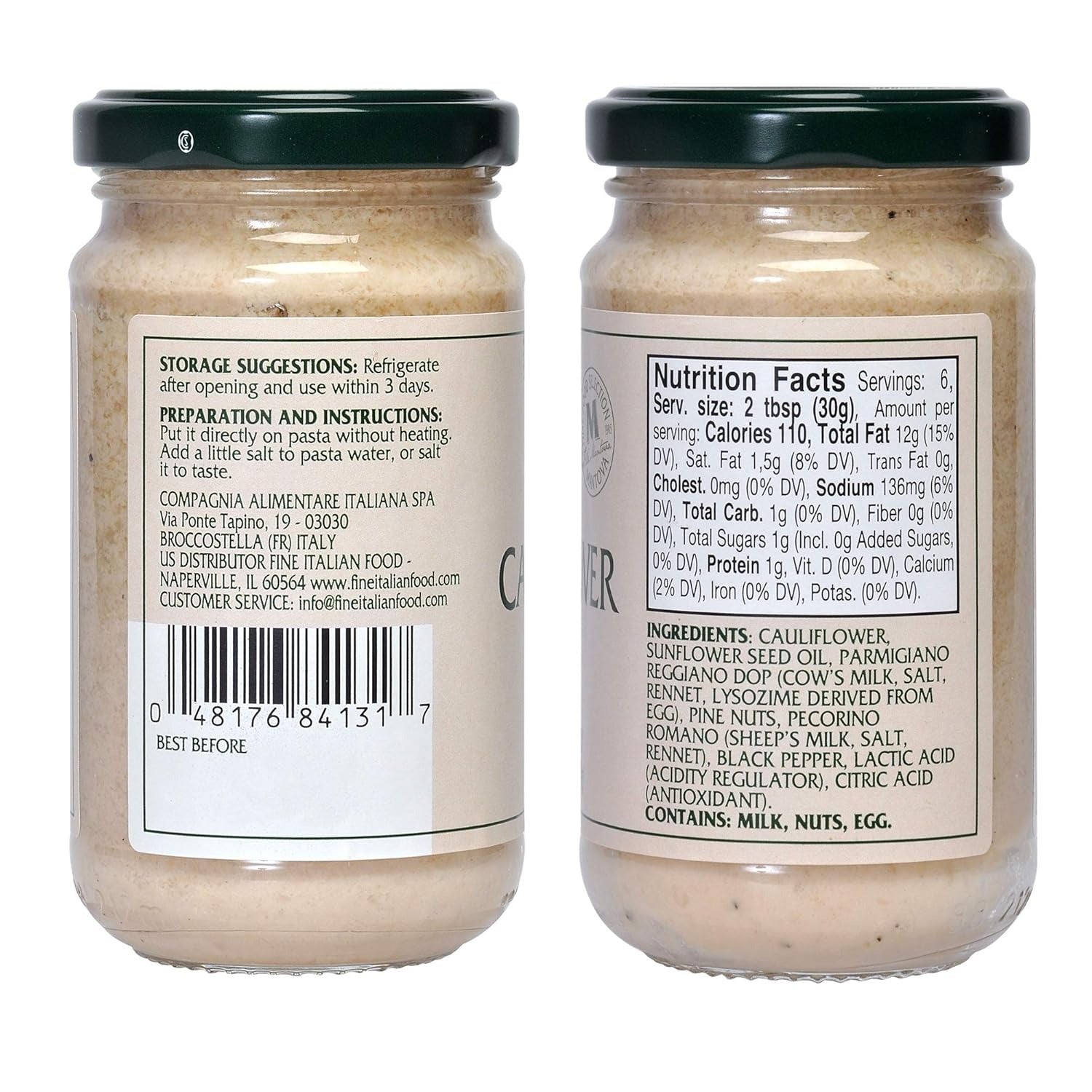 Cauliflower Pesto