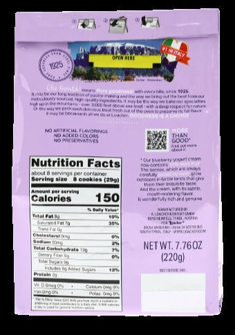 Blueberry Yogurt Wafer