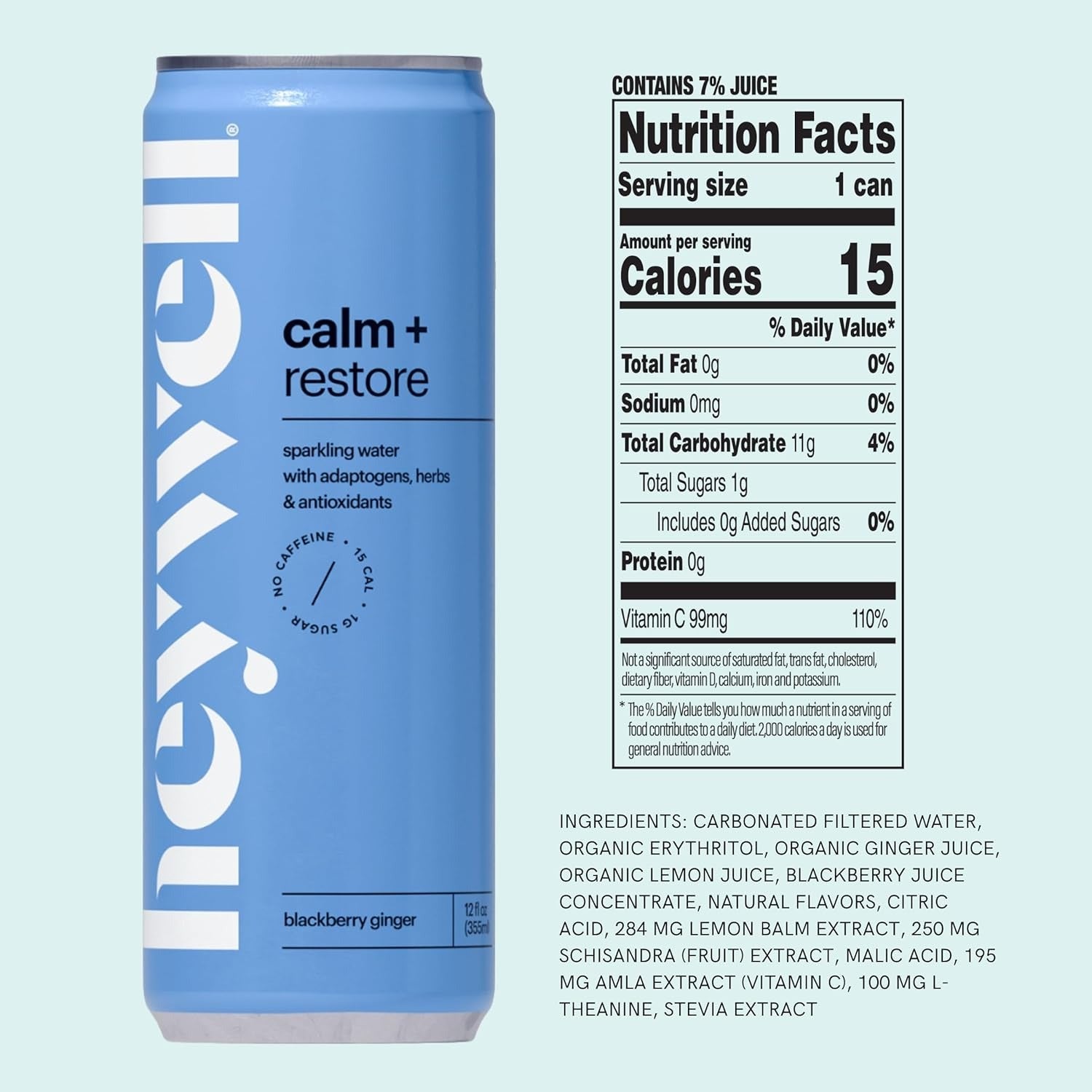 Blackberry Ginger Sparkling Water (12 CT)