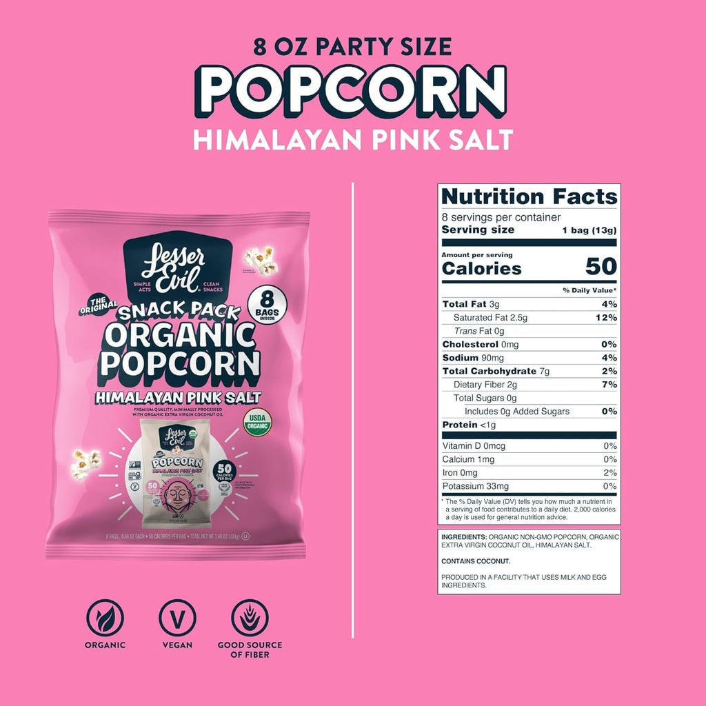 Himalayan Pink Popcorn (8 Pack)