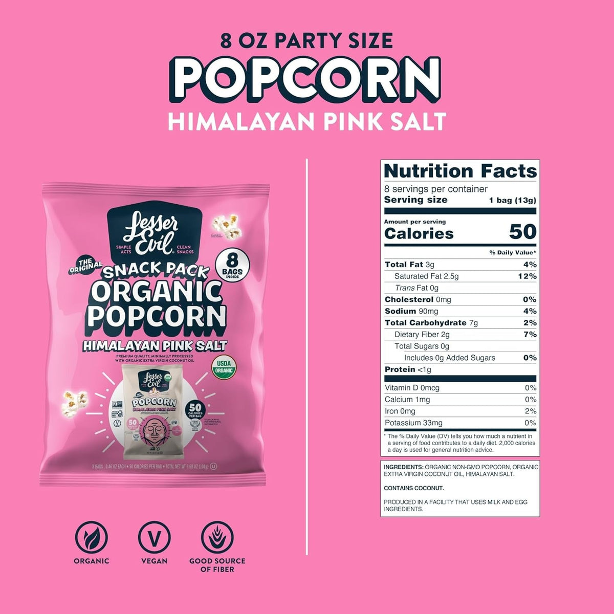 Himalayan Pink Popcorn (8 Pack)