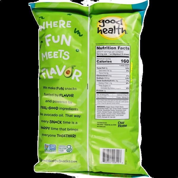 Avocado Oil Sea Salt Veggie Straws