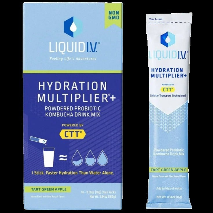 Hydration Multiplier + Powdered Probiotic Kombucha Drink Mix - Apple