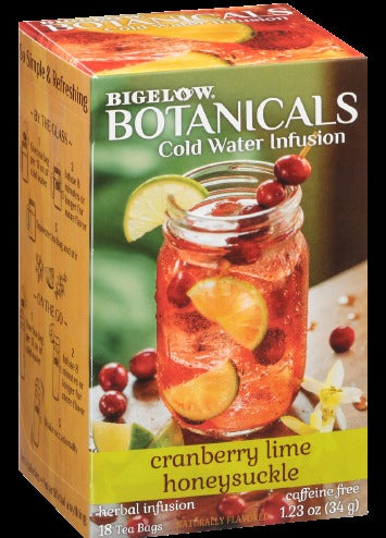 Cranberry Lime Honeysuckle Tea