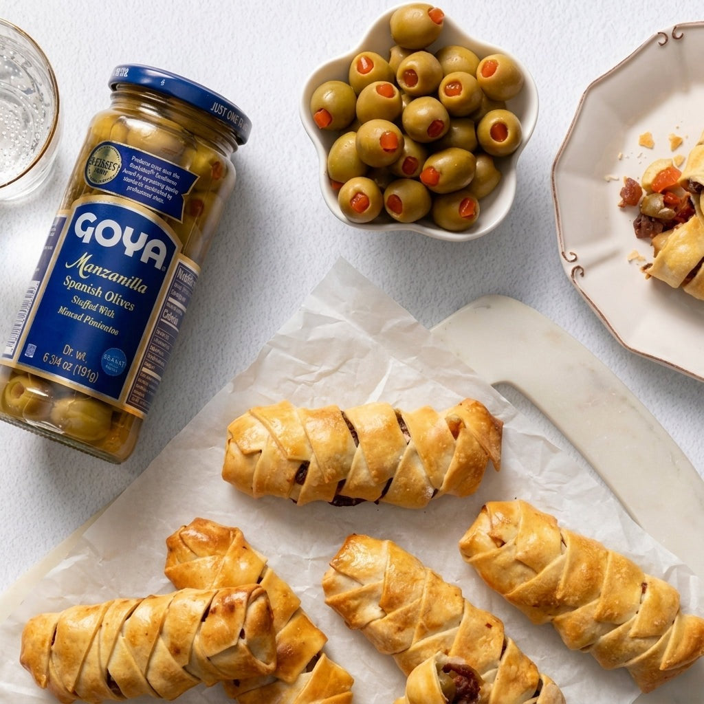 Manzanilla Spanish Olives Stuffed with Minced Pimientos