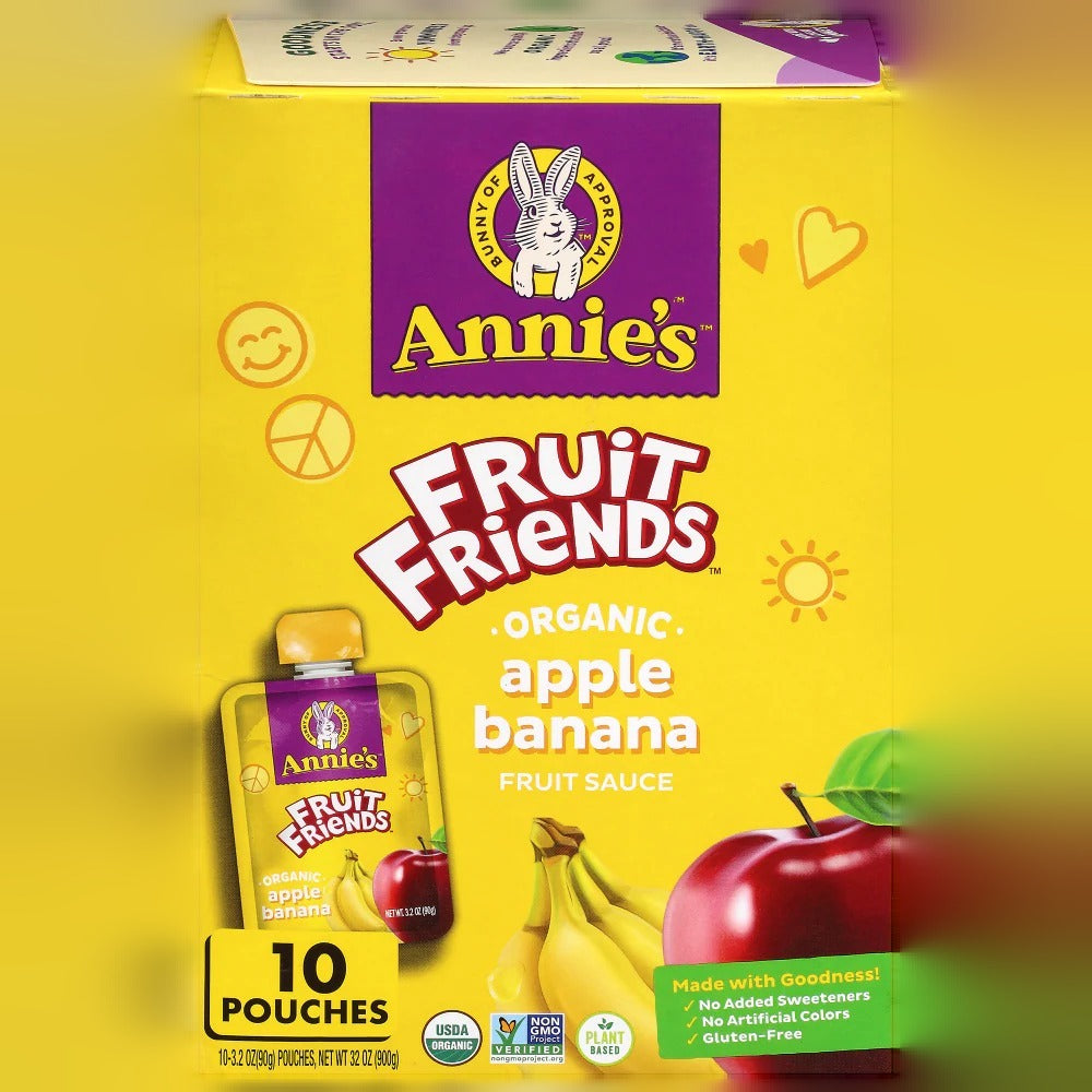 Fruit Friends Organic Apple Banana Fruit Sauce (10 CT)