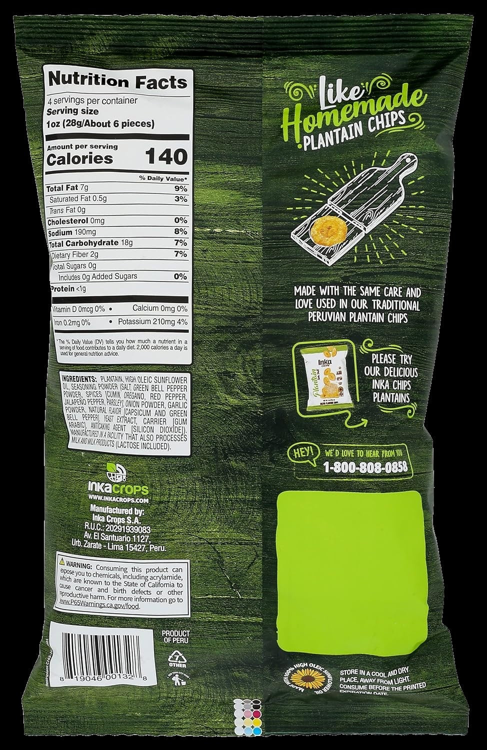 Jalapeno Tostones Chips