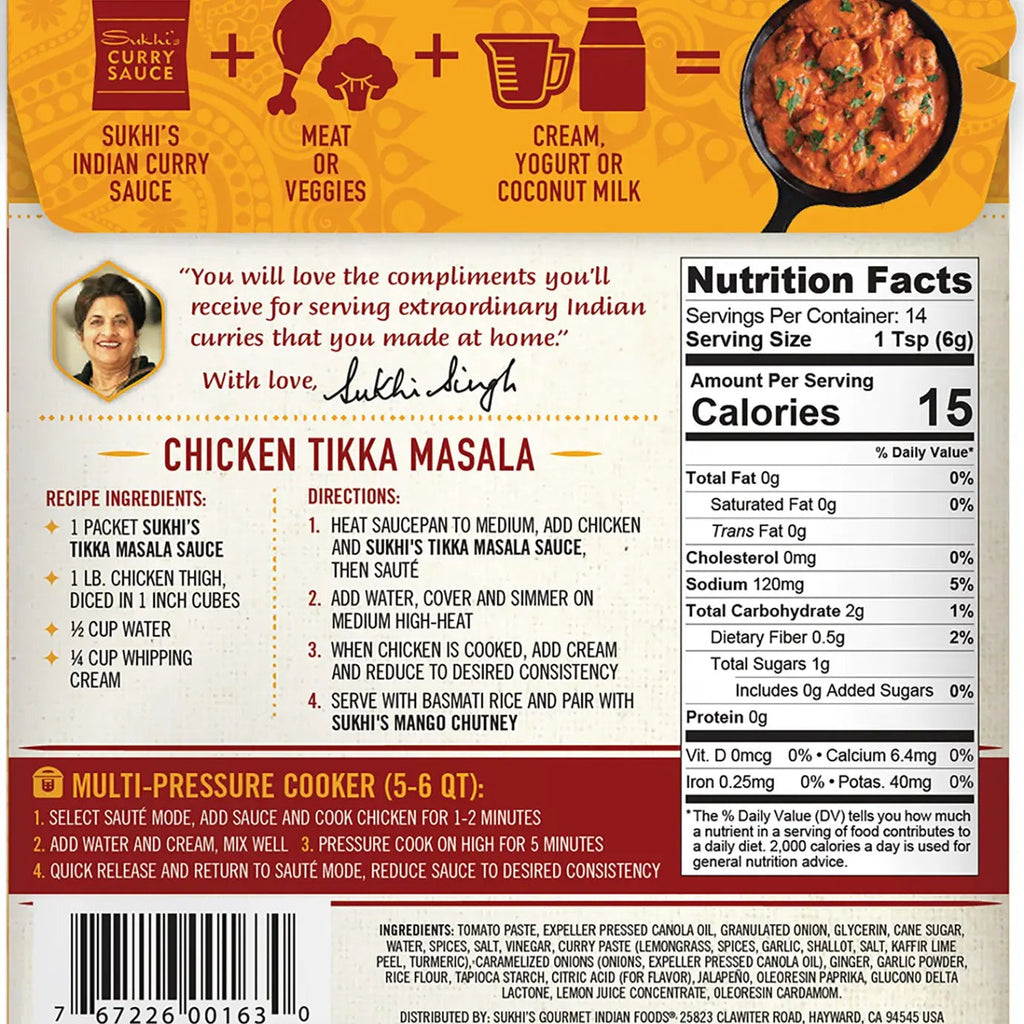 Tikka Masala Curry Sauce (6 Pack)
