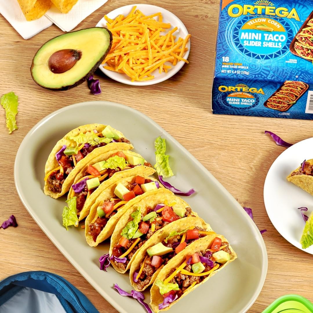 Mini Taco Slider Shells, Yellow Corn (18 CT)