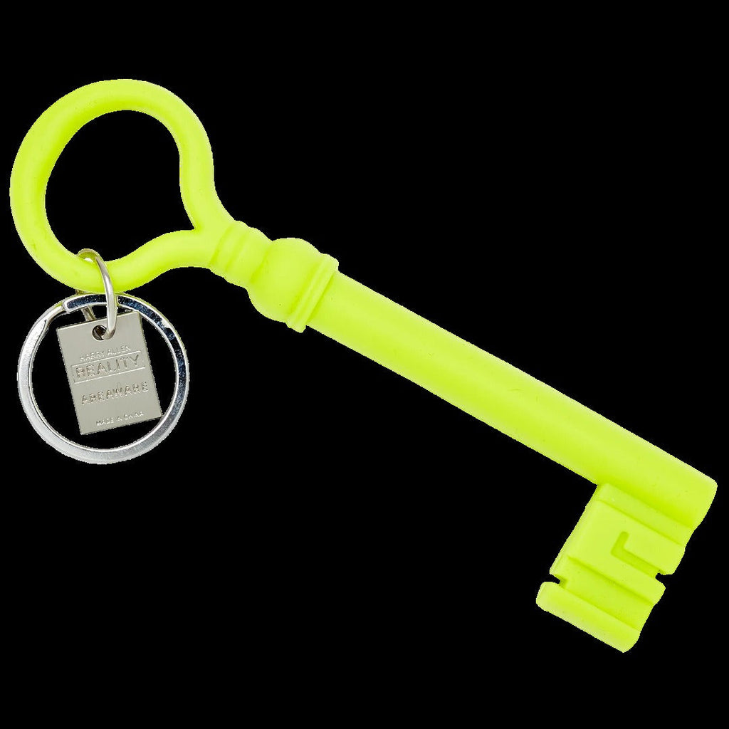 Reality Key Keychain - Chartreuse