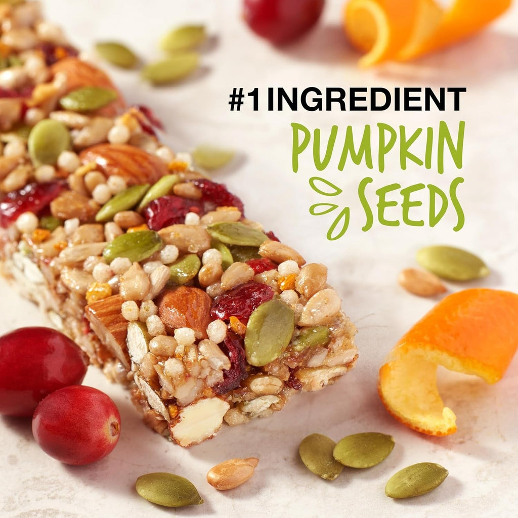 Seeds Fruit & Nuts Snack Bars - Orange Cranberry Pumpkin Seeds (6 CT)