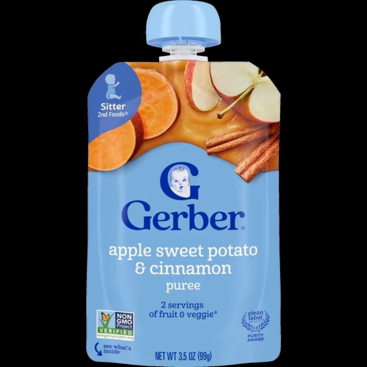Apple Sweet Potato With Cinnamon Baby Food (12 Pack)