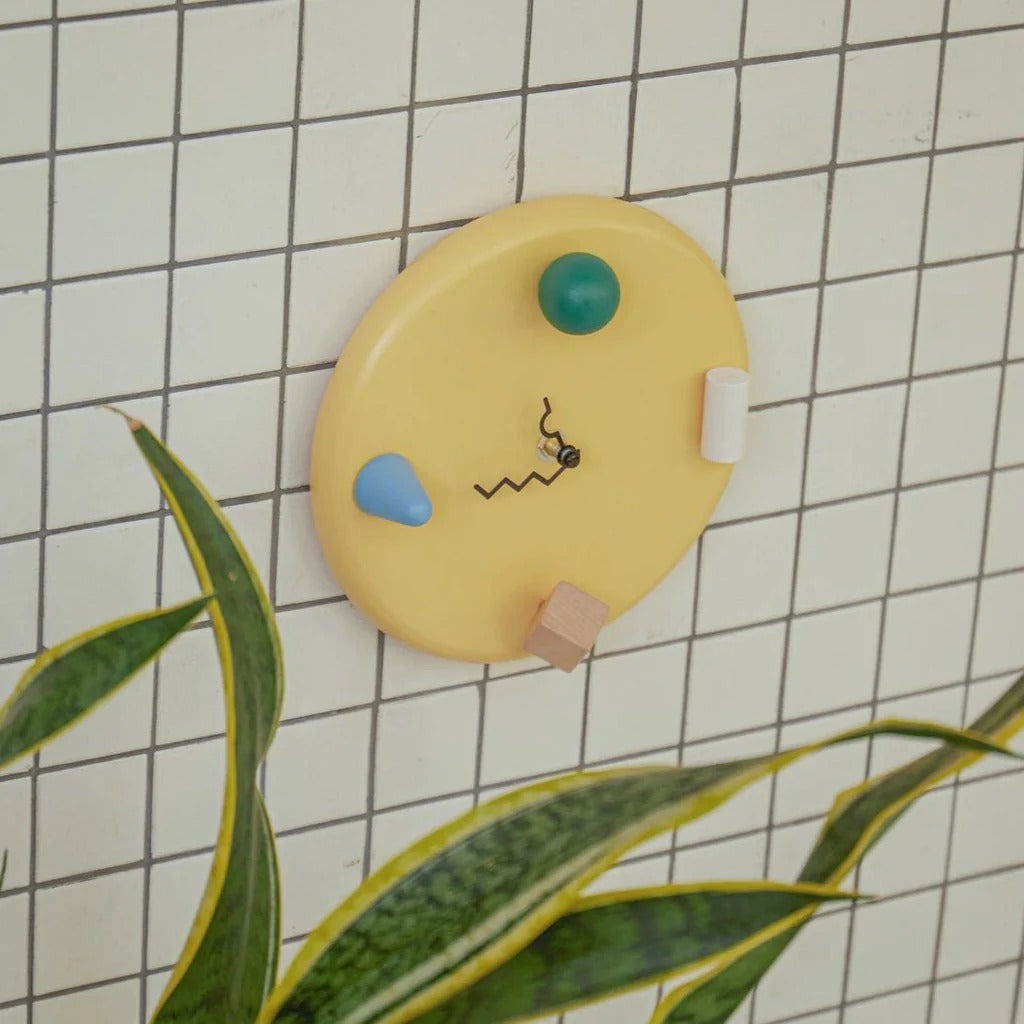 Wall Clock - Yellow