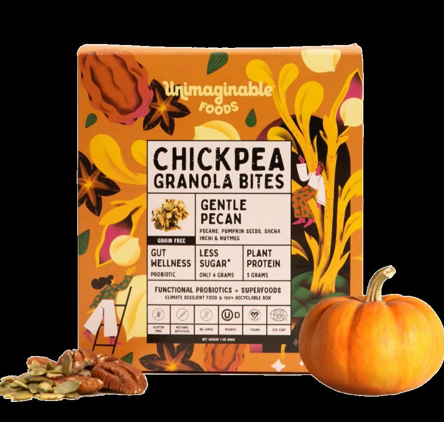 Gentle Pecan Chickpea Granola