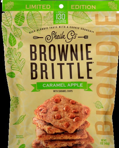 Caramel Apple Brownie Brittle