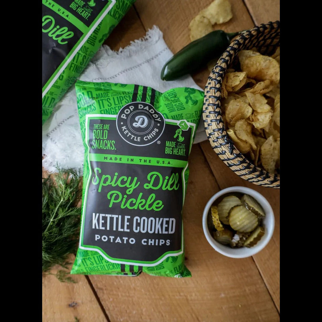 Spicy Dill Pickle Potato Chips