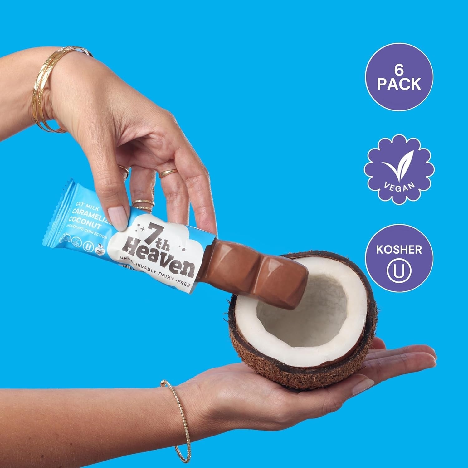 Oat Milk Caramelized Coconut Chocolate Bar