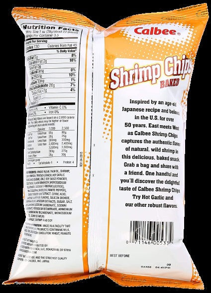 Baked Hot Garlic Shrimp Chips