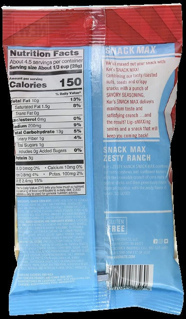 Zesty Ranch Snack Mix
