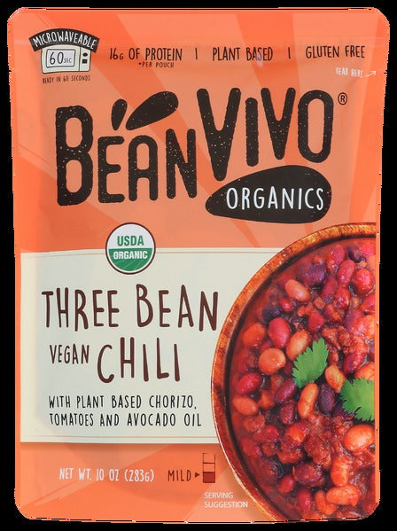 Organic Three Bean Vegan Chili (6 Pack)