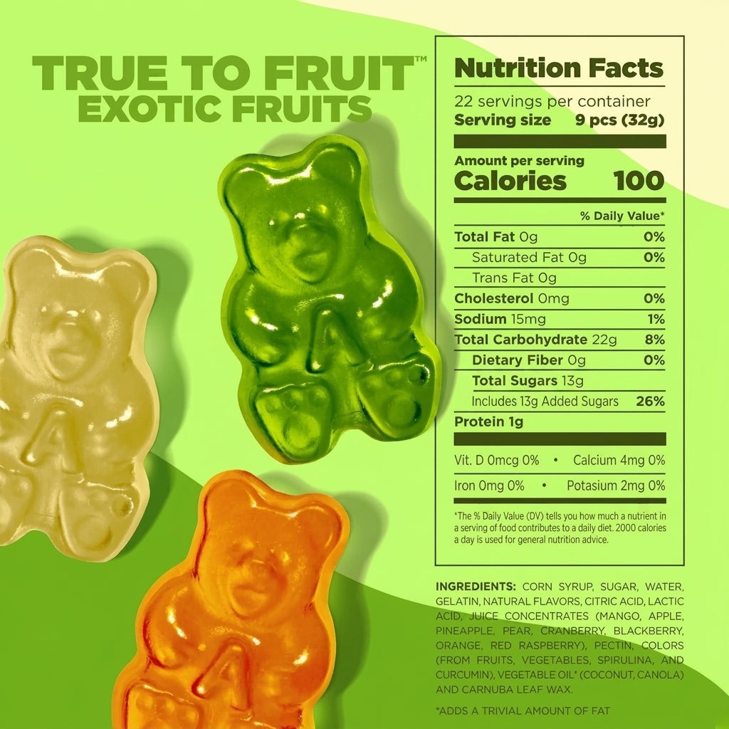 Ultimate 8 Flavor Gummi Bears